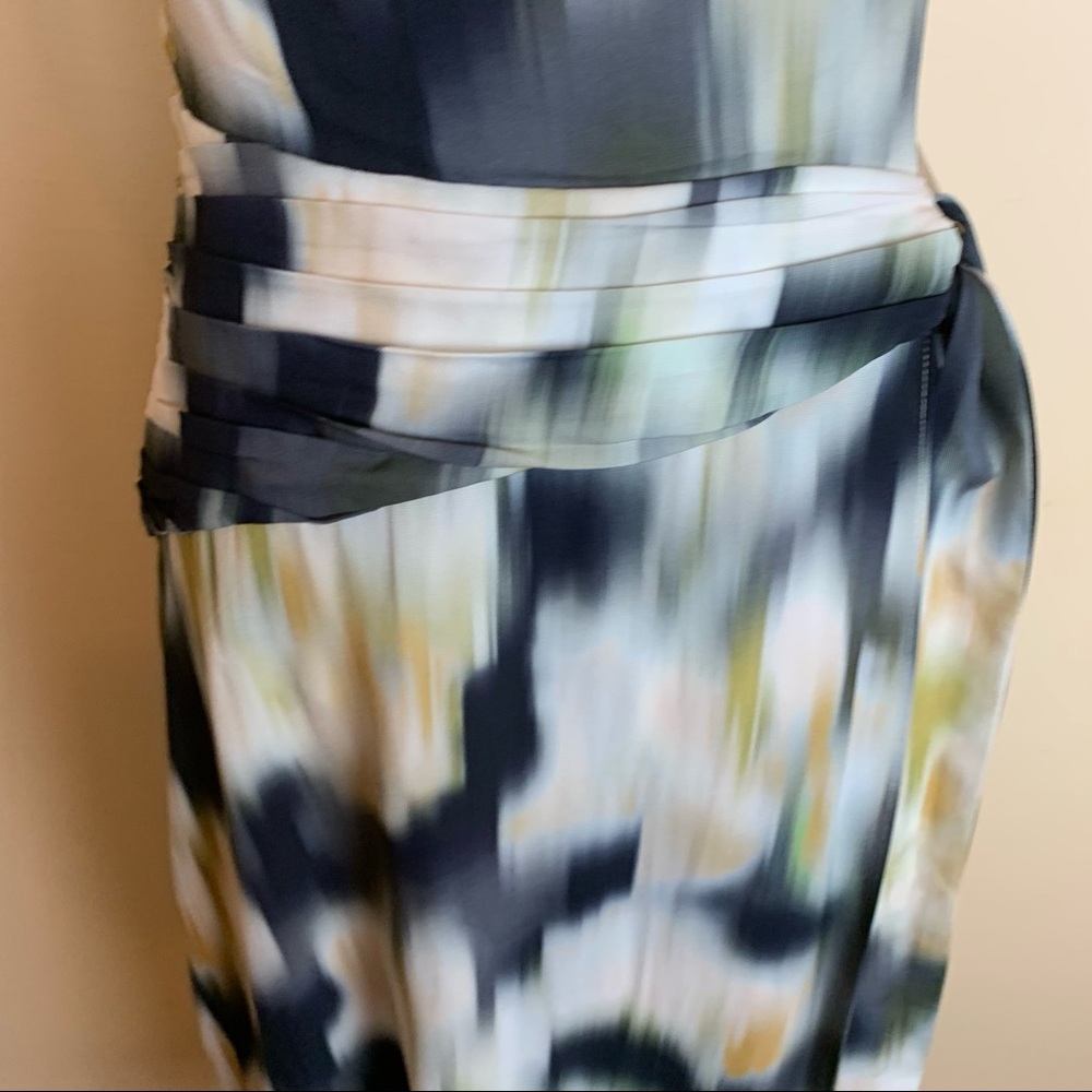 New! REISS Gisele Floral Front Slit Midi Dress - Picture 9 of 16
